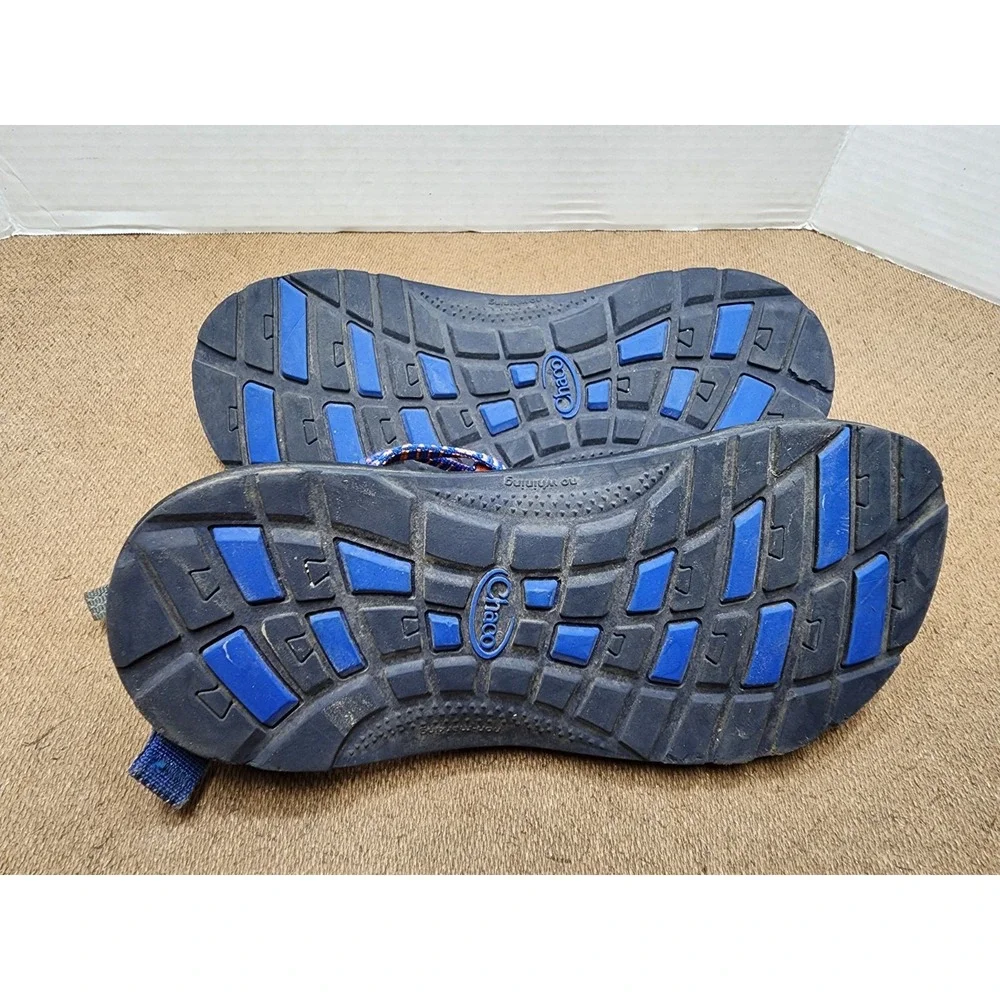 CHACO ZX/1 EcoTread Barrez Royal Canvas Water Sport Sandals Youth Sz. 6